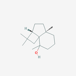 molecular formula C15H26O B034297 (2aS,4aR)-2,2,4a,8-tetramethyl-2a,3,4,5,6,7-hexahydro-1H-cyclobuta[i]inden-8-ol CAS No. 109785-99-1