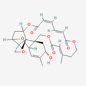 molecular formula C27H32O9 B3429763 Verrucarin L CAS No. 77101-87-2