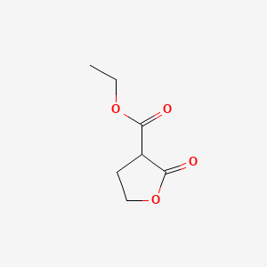 molecular formula C7H10O4 B3429804 Ethyl 2-oxotetrahydrofuran-3-carboxylate CAS No. 77513-58-7