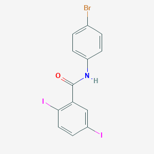 N-(4-bromophenyl)-2,5-diiodobenzamide