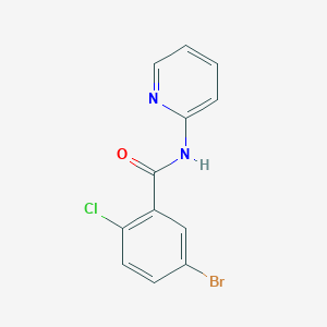 molecular formula C12H8BrClN2O B342998 5-bromo-2-chloro-N-(2-pyridinyl)benzamide 