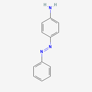 molecular formula C12H11N3 B3430117 4-Aminoazobenzene CAS No. 8004-98-6