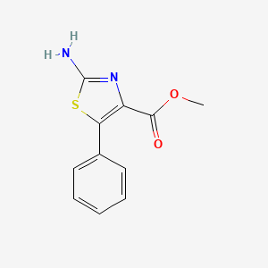 molecular formula C11H10N2O2S B3430208 Methyl 2-amino-5-phenyl-1,3-thiazole-4-carboxylate CAS No. 80625-18-9