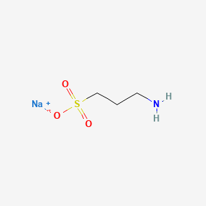 molecular formula C3H8NNaO3S B3430245 Sodium 3-aminopropane-1-sulfonate CAS No. 81028-90-2