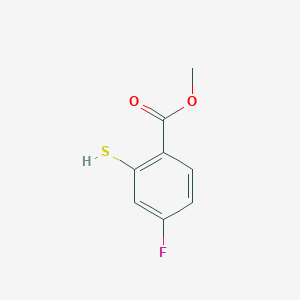 molecular formula C8H7FO2S B3430254 Methyl 4-fluoro-2-sulfanylbenzoate CAS No. 81223-44-1