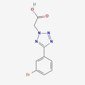 5-(3-Bromophenyl)-2h-tetrazole-2-acetic acid