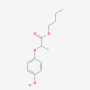 molecular formula C13H18O4 B3430297 Butyl 2-(4-hydroxyphenoxy)propanoate CAS No. 81947-94-6
