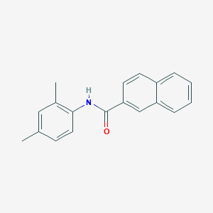 molecular formula C19H17NO B343033 N-(2,4-dimethylphenyl)naphthalene-2-carboxamide 
