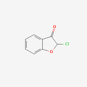 molecular formula C8H5ClO2 B3430331 2-Chloro-1-benzofuran-3-one CAS No. 82415-85-8