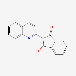 molecular formula C18H11NO2 B3430373 Quinoline Yellow CAS No. 83-08-9