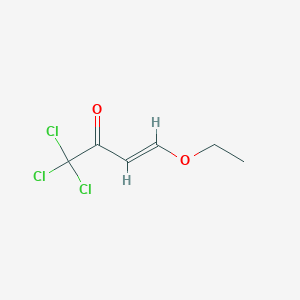 molecular formula C6H7Cl3O2 B3430381 (E)-1,1,1-trichloro-4-ethoxybut-3-en-2-one CAS No. 83124-74-7