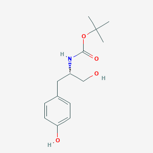 molecular formula C14H21NO4 B3430411 Boc-L-Tyrosinol CAS No. 83345-46-4