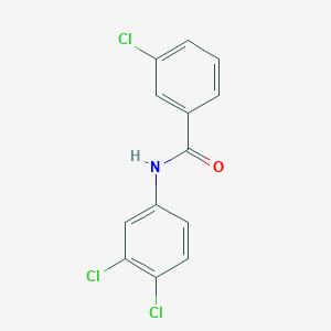 molecular formula C13H8Cl3NO B3430415 3-chloro-N-(3,4-dichlorophenyl)benzamide CAS No. 83426-47-5