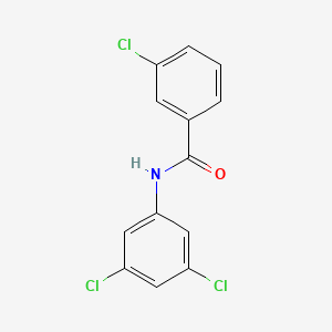 molecular formula C13H8Cl3NO B3430427 3-chloro-N-(3,5-dichlorophenyl)benzamide CAS No. 83426-51-1