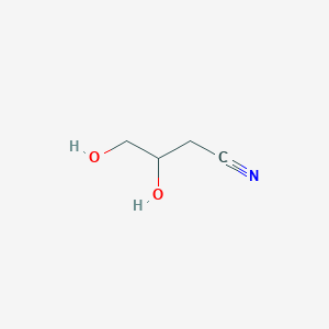 molecular formula C4H7NO2 B3430447 3,4-Dihydroxybutanenitrile CAS No. 83527-35-9