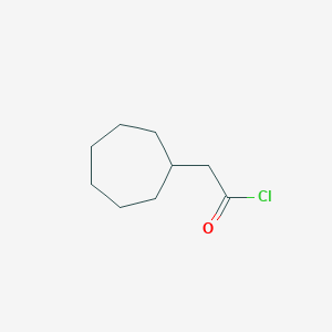 molecular formula C9H15ClO B3430512 Cycloheptylacetylchloride CAS No. 84676-49-3