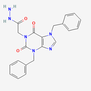 2-(3,7-dibenzyl-2,6-dioxo-2,3,6,7-tetrahydro-1H-purin-1-yl)acetohydrazide