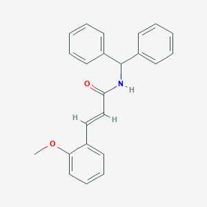 molecular formula C23H21NO2 B343066 N-benzhydryl-3-(2-methoxyphenyl)acrylamide 