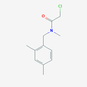 2-chloro-N-[(2,4-dimethylphenyl)methyl]-N-methylacetamide