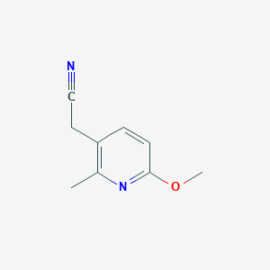 2-(6-Methoxy-2-methylpyridin-3-yl)acetonitrile