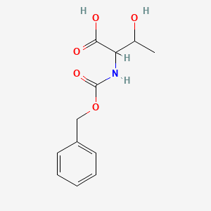 molecular formula C12H15NO5 B3430766 2-Benzyloxycarbonylamino-3-hydroxy-butyric acid CAS No. 85995-53-5