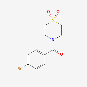 Methanone, (4-bromophenyl)(1,1-dioxido-4-thiomorpholinyl)-