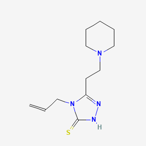 4-allyl-5-(2-piperidin-1-ylethyl)-4H-1,2,4-triazole-3-thiol