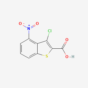 3-Chloro-4-nitro-1-benzothiophene-2-carboxylic acid