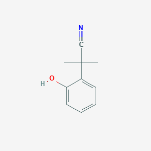 Benzeneacetonitrile, 2-hydroxy-alpha,alpha-dimethyl-