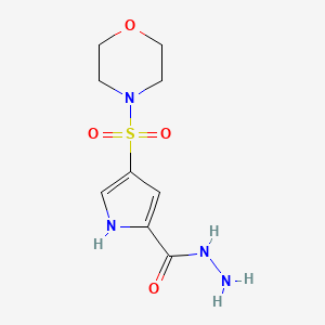 4-(morpholine-4-sulfonyl)-1H-pyrrole-2-carbohydrazide
