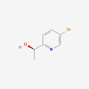 2-Pyridinemethanol, 5-bromo-alpha-methyl-, (alphaR)-