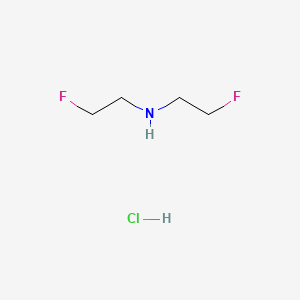molecular formula C4H10ClF2N B3430943 Bis(2-fluoroethyl)amine hydrochloride CAS No. 871-75-0