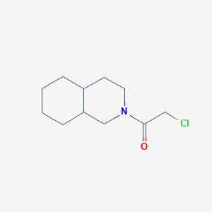 molecular formula C11H18ClNO B3430949 2-Chloro-1-(decahydroisoquinolin-2-yl)ethan-1-one CAS No. 871217-50-4