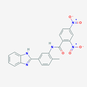 N-[5-(1H-benzimidazol-2-yl)-2-methylphenyl]-2,4-dinitrobenzamide