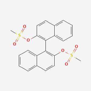 molecular formula C22H18O6S2 B3430950 1,1'-Bi-2-naphthyl dimethanesulfonate CAS No. 871231-47-9