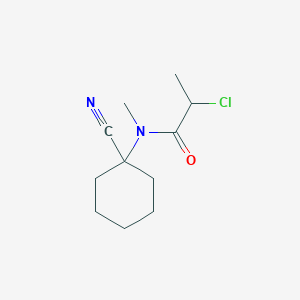 2-chloro-N-(1-cyanocyclohexyl)-N-methylpropanamide