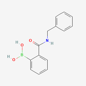 molecular formula C14H14BNO3 B3430979 2-(Benzylcarbamoyl)benzeneboronic acid CAS No. 874459-83-3