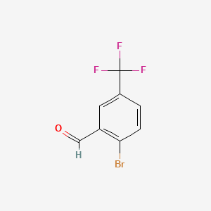 molecular formula C8H4BrF3O B3431003 2-Bromo-5-(trifluoromethyl)benzaldehyde CAS No. 875664-28-1