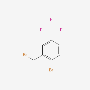 molecular formula C8H5Br2F3 B3431010 2-Bromo-5-(trifluoromethyl)benzyl bromide CAS No. 875664-32-7