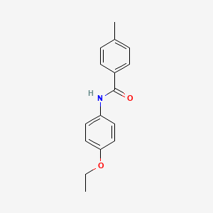 molecular formula C16H17NO2 B3431052 N-(4-ethoxyphenyl)-4-methylbenzamide CAS No. 88234-27-9