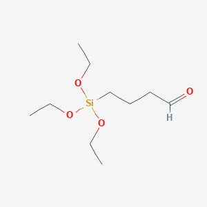 molecular formula C10H22O4Si B3431062 三乙氧基甲硅烷丁醛 CAS No. 88276-92-0