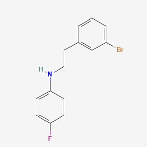 molecular formula C14H13BrFN B3431090 N-(3-Bromophenethyl)-4-fluoroaniline CAS No. 885270-45-1