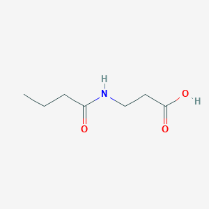 molecular formula C7H13NO3 B3431132 3-Butanamidopropanoic acid CAS No. 88574-08-7