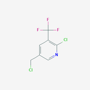 molecular formula C7H4Cl2F3N B3431192 2-Chloro-5-(chloromethyl)-3-(trifluoromethyl)pyridine CAS No. 887707-33-7