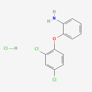B3431223 2-(2,4-Dichlorophenoxy)aniline hydrochloride CAS No. 89279-16-3