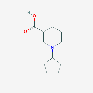molecular formula C11H19NO2 B3431255 1-环戊基哌啶-3-羧酸 CAS No. 897094-36-9