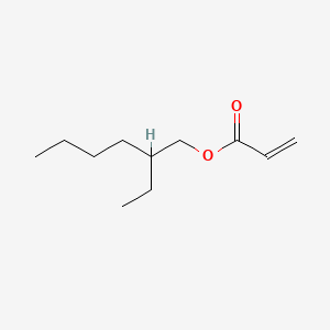 molecular formula C11H20O2<br>C11H20O2<br>CH2=CHCOOC8H17 B3431358 2-Ethylhexyl acrylate CAS No. 9003-77-4