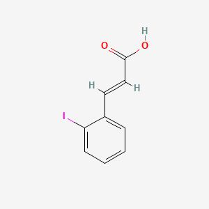 molecular formula C9H7IO2 B3431467 2-碘肉桂酸 CAS No. 90276-19-0