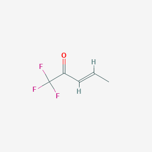 molecular formula C5H5F3O B3431497 1,1,1-Trifluoro-pent-3-en-2-one CAS No. 90550-11-1