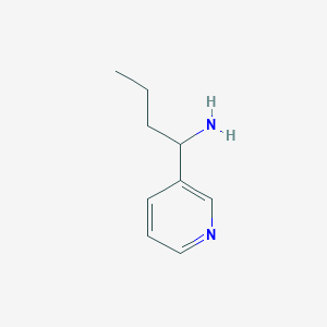 molecular formula C9H14N2 B3431504 1-(3-Pyridyl)-1-butylamine CAS No. 90565-27-8